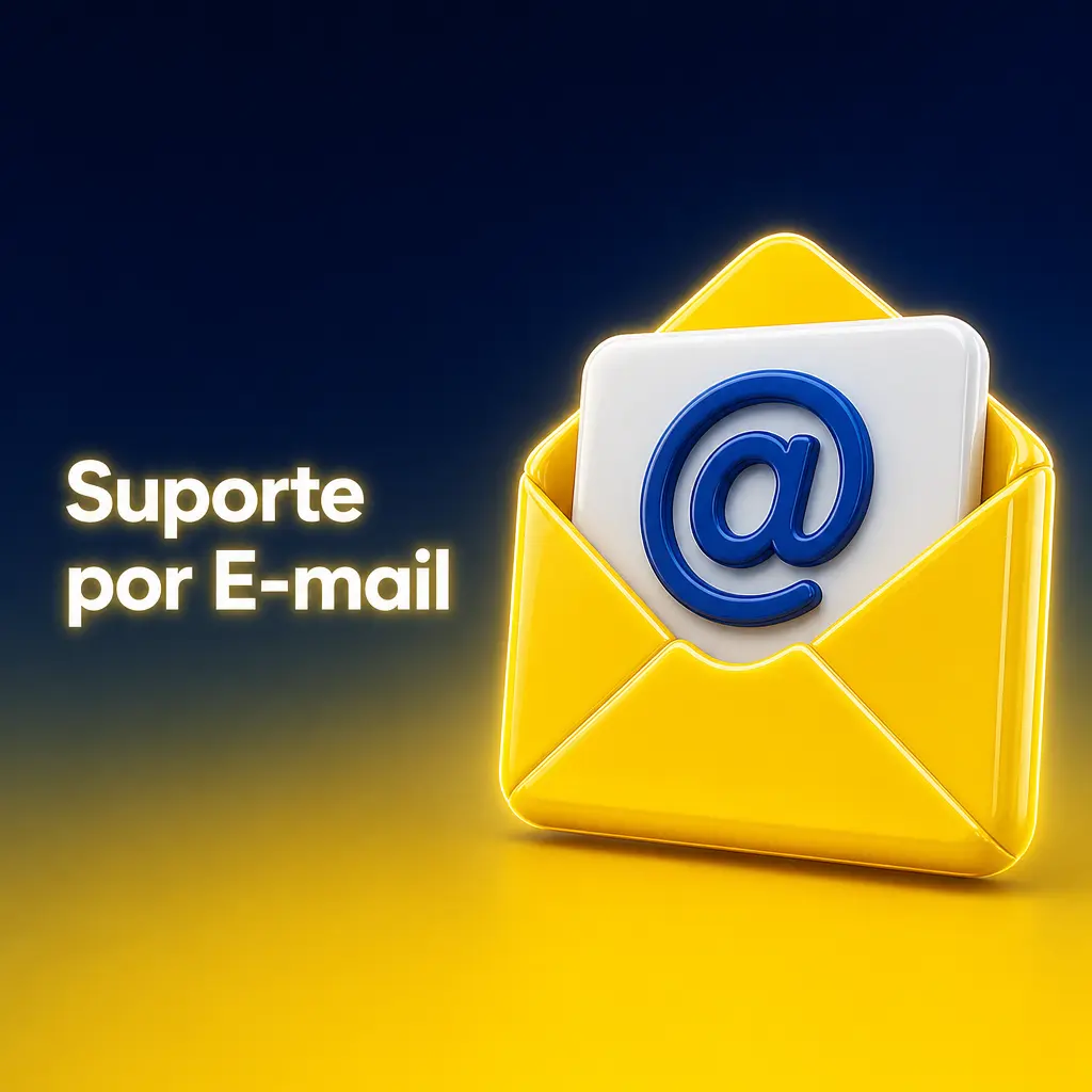Suporte por e-mail da Donaldbet: suporte@donaldbet.com para verificação de conta, reclamações e dúvidas sobre bônus