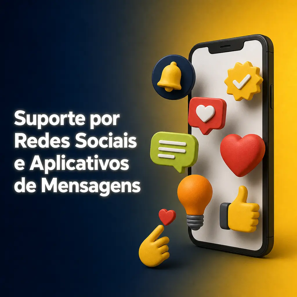 Suporte do DonaldBet via WhatsApp, Telegram e redes sociais para dúvidas, promoções e atualizações de solicitações.