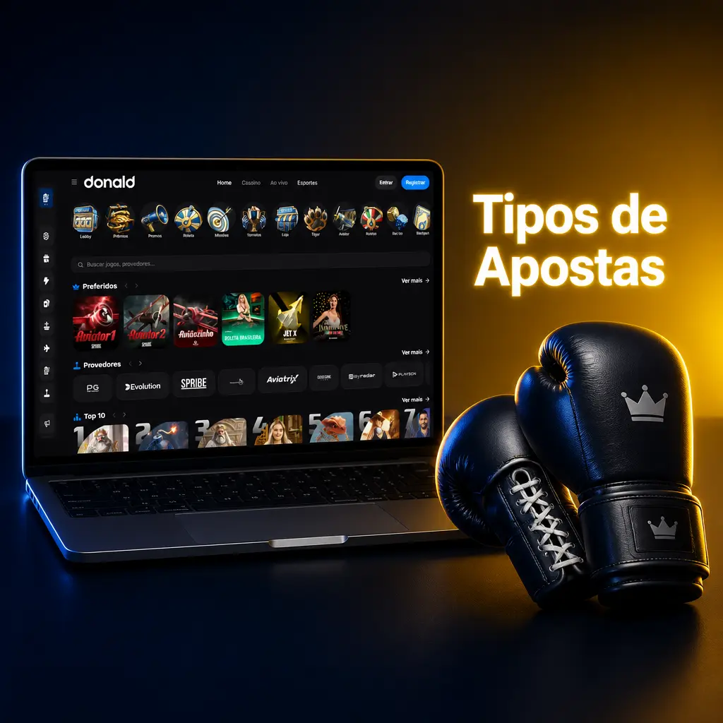 Tipos de apostas na DonaldBet: simples, múltipla e sistema, conforme risco e número de seleções escolhidas.