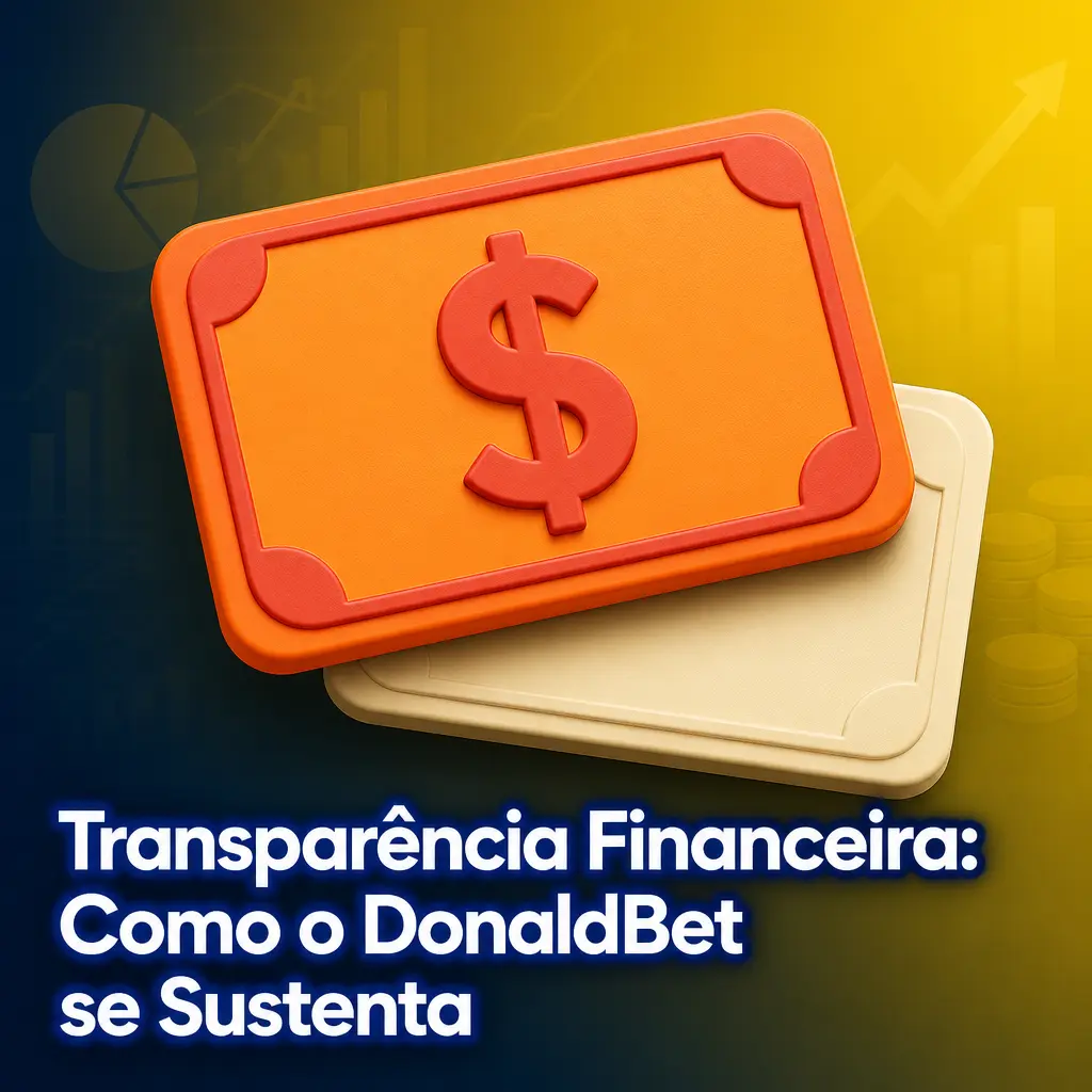 Imagem ilustrativa sobre transparência financeira do DonaldBet, portal gratuito de comparação de casas de apostas licenciadas no Brasil.